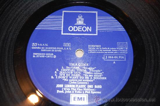 Discos de vinilo: JOHN LENNON - IMAGINE 1970 - Foto 2