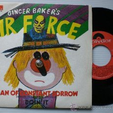 Discos de vinilo: GINGER BAKERS CREAM AIR FORCE SINGLE POLYDOR 1970 SPAIN NUEVO EN OFERTA VER MAS INFORMACION. Lote 172765837