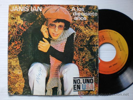 Discos de vinilo: janis ian, alos 17, single cbs 1975 - Foto 1
