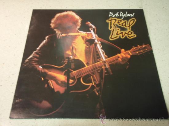 Discos de vinilo: BOB DYLAN - REAL LIVE 1984 - HOLANDA LP CBS RECORDS* - Foto 1