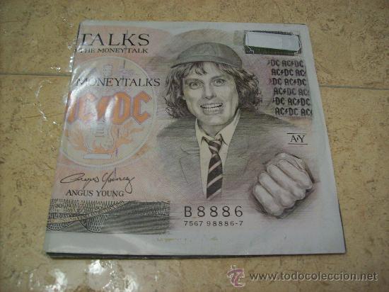 Discos de vinilo: EP ACDC - MONEY TALKS - ANGUS YOUNG - Foto 1