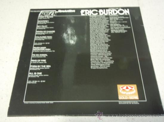 Discos de vinilo: ERIC BURDON  ROCK SENSATION  1968 - GERMANY LP33 KARUSSELL - Foto 2