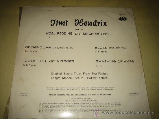 Discos de vinilo: JIMI HENDRIX - ED. CIRCULO DE LECTORES 1971 - Foto 2