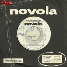 Discos de vinilo: LOS BRINCOS CANTAN EN INGLES SINGLE SELLO NOVOLA (PROMOCIONAL) SOLO UNA CARA.