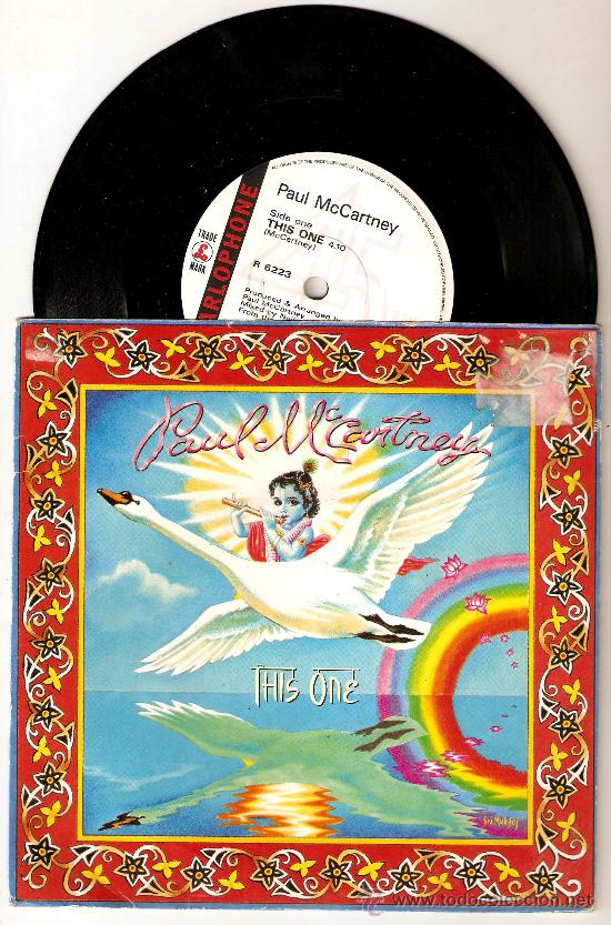 Discos de vinilo: BEATLES WINGS PAUL MCCARTNEY THIS ONE - Foto 1