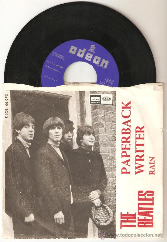 Discos de vinilo: BEATLES PAPERBACK WRITTER ESPA&Ntilde;A - Foto 1