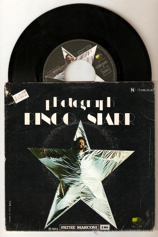 Discos de vinilo: BEATLES RINGO STARR PHOTOGRAPH - Foto 1