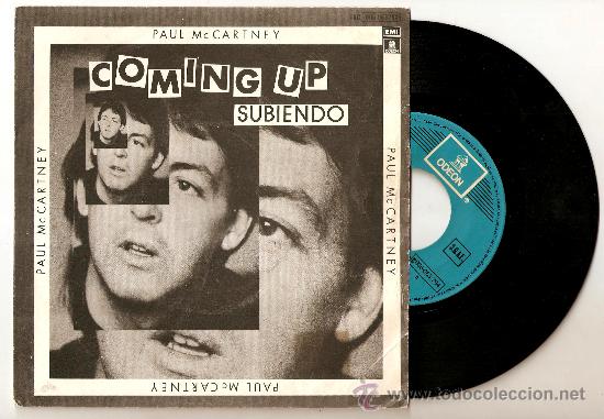 Discos de vinilo: BEATLES WINGS PAUL MCCARTNEY COMIG UP ESPA&Ntilde;A - Foto 1