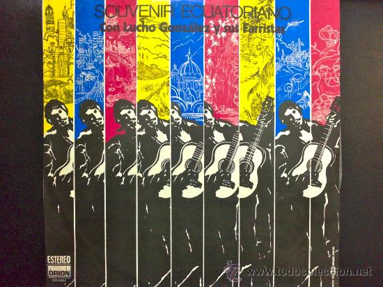 Vinyl records: SOUVENIR ECUATORIANO, LUCHO GONZ&Aacute;LEZ Y SUS FARRISTAS - LP DE VINILO
