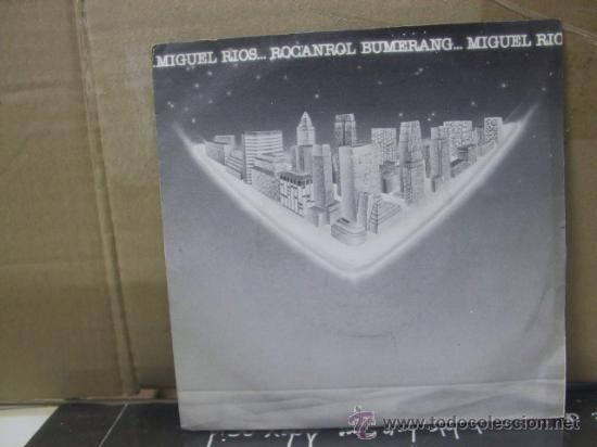 Discos de vinilo: MIGUEL RIOS - ROCANROL BUMERANG / LUA LUA LUA- PROMO - POLYDOR 1980 - Foto 1