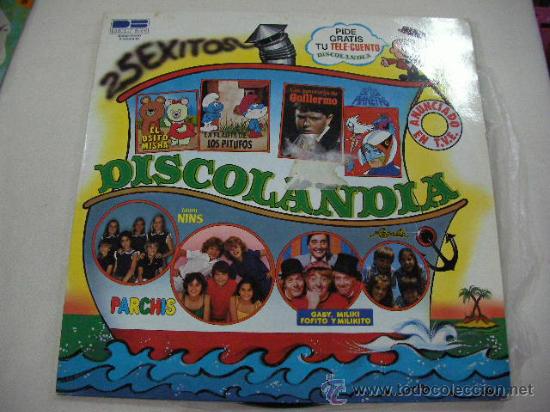 Discos de vinilo: LP 25 EXITOS DISCOLANDIA - DG - Foto 1