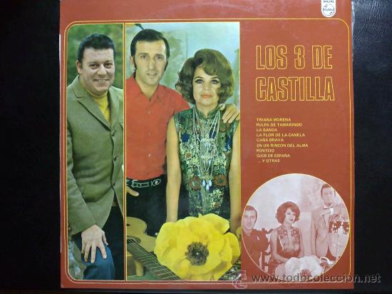 Discos de vinilo: LOS 3 DE CASTILLA, TRIANA MORENA - LP DE VINILO - Foto 1