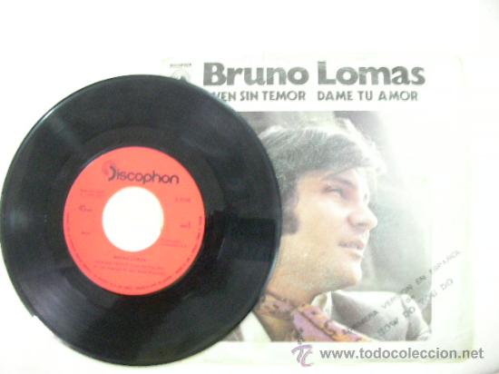Discos de vinilo: SINGLE BRUNO LOMAS - DP1 - Foto 1