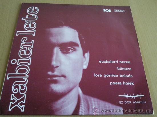 Discos de vinilo: Xabier Lete EP 1968 (EDIGSA) - Foto 1