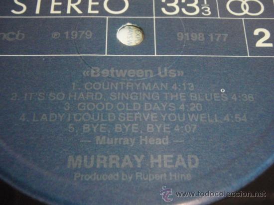 Discos de vinilo: Murray Head &ndash; Between Us SCANDINAVIA 1979 PHILIPS - Foto 4