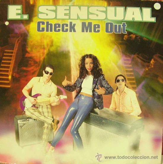 Discos de vinilo: E. SENSUAL-CHECK ME OUT MAXI SINGLE 1996 SPAIN - Foto 1