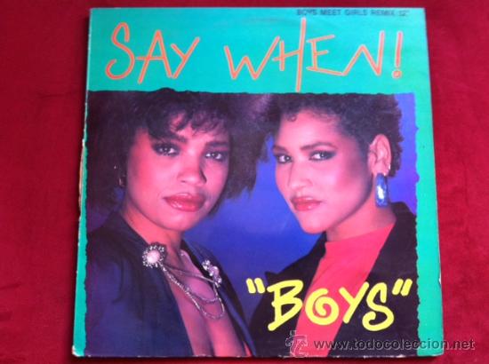 Discos de vinilo: SAY WHEN - BOYS . MAXI SINGLE . POINT BLACK RECORDS 1987 - Foto 1