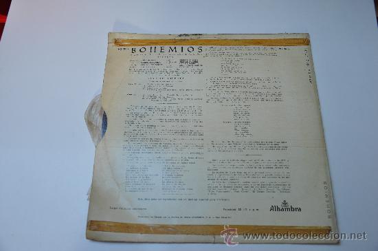 Discos de vinilo: BOHEMIOS - DIRECT. ATAULFO ARGENTA - Foto 2