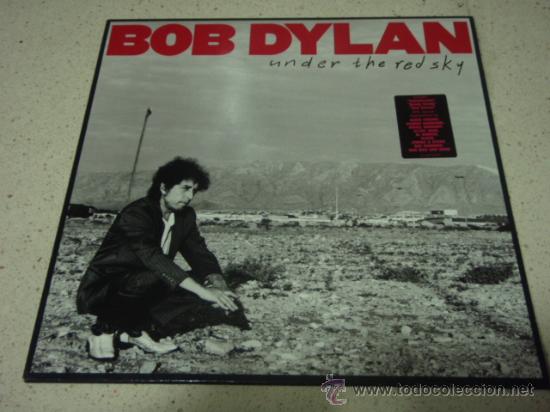 Discos de vinilo: Bob Dylan &ndash; Under The Red Sky, Europe 1990 CBS* - Foto 1