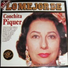 Discos de vinilo: DISCO LP DE VINILO LO MEJOR DE CONCHITA PIQUER 14 EXITOS, EDITADO POR COLUMBIA