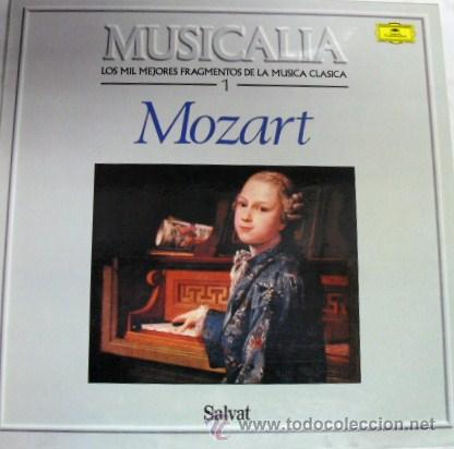 Discos de vinilo: DISCO LP DE VINILO- COLECCION SALVAT N&ordm; 1 -MOZART LOS MIL MEJORES FRAGMENTOS DE LA MUSICA CLASICA