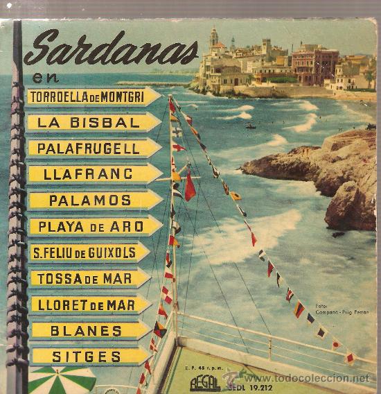 Discos de vinilo: EP SARDANES : COBLA LA SELVATANA - LA PROCESSO DE SANT BARTOMEU + 3 - Foto 1