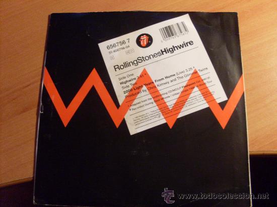 Discos de vinilo: ROLLING STONES ( HIGHWIRE ) SINGLE ( EPI18) - Foto 2
