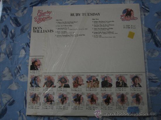 Discos de vinilo: LP DON WILLIAMS COUNTRY WESTERN - Foto 2