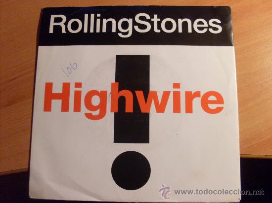 Discos de vinilo: ROLLING STONES ( HIGHWIRE ) SINGLE ( EPI18) - Foto 1