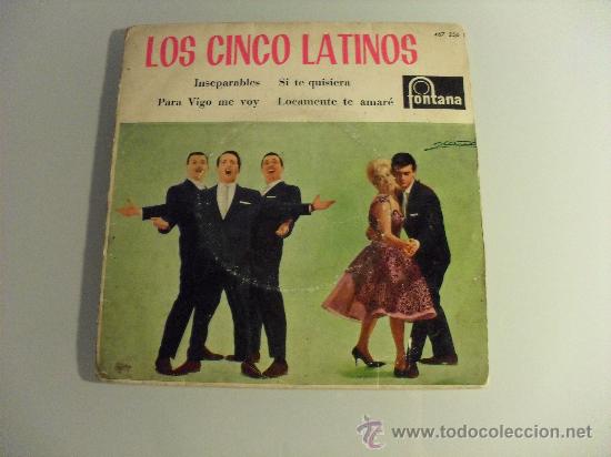 Discos de vinilo: LOS CINCO LATINOS - INSEPARABLES + 3 EP 1962 - Foto 1