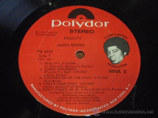 Discos de vinilo: James Brown &ndash; Reality, US 1974 Polydor* - Foto 4