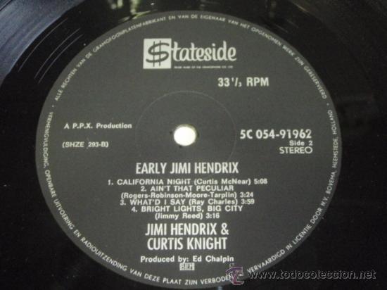 Discos de vinilo: Jimi Hendrix &lrm;&ndash; Early Jimi Hendrix Holanda Stateside - Foto 4