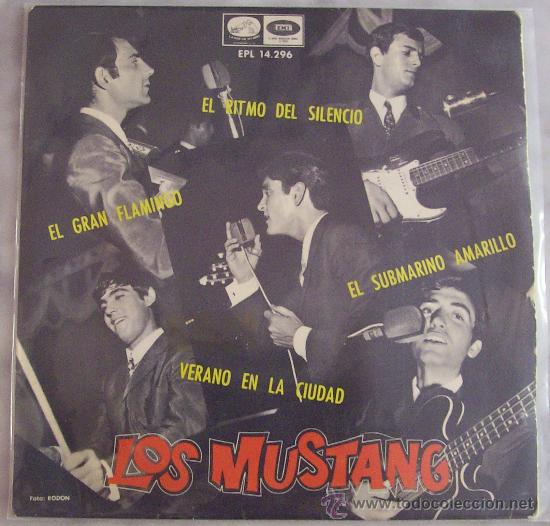 Discos de vinilo: SINGLE DE LOS MUSTANG - Foto 1