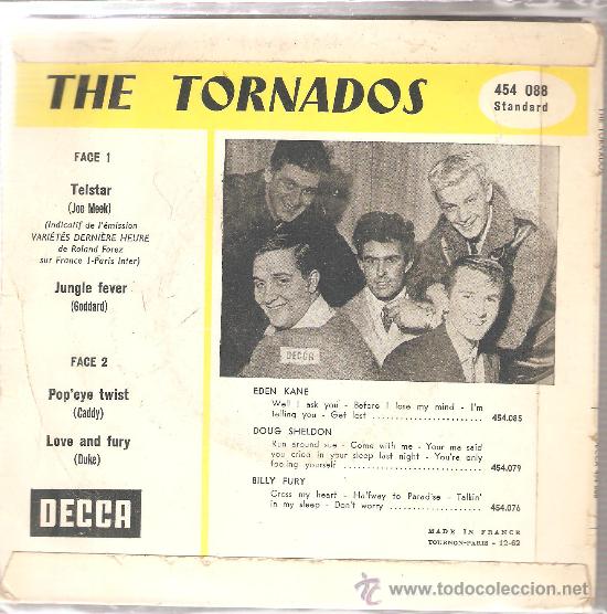 Discos de vinilo: EP THE TORNADOS : TELSTAR (JOE MECK ) - Foto 2