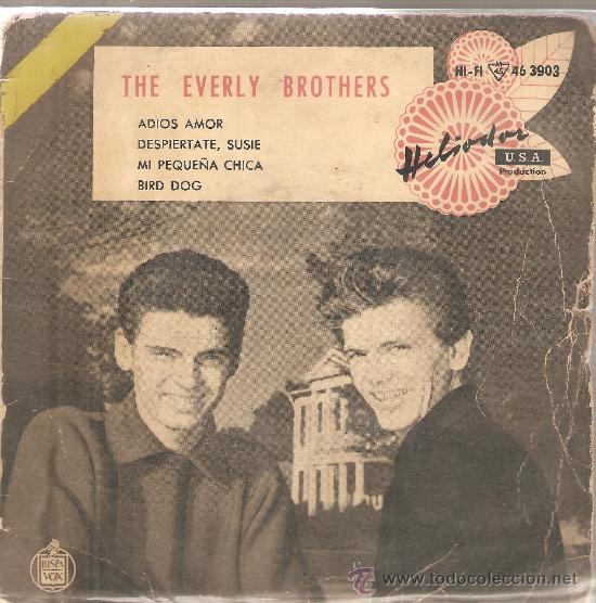 Discos de vinilo: EP THE EVERLY BROTHERS : BYE, BYE, LOVES - Foto 1