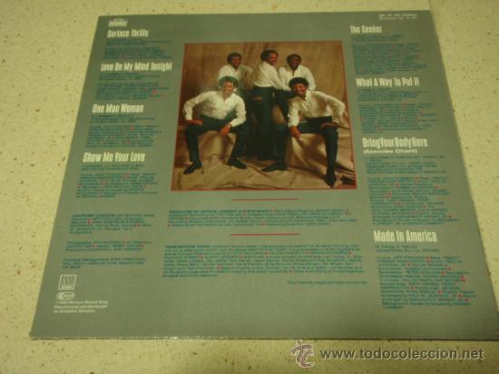 Discos de vinilo: The Temptations &ndash; Surface Thrills, Germany 1983 Motown - Foto 2