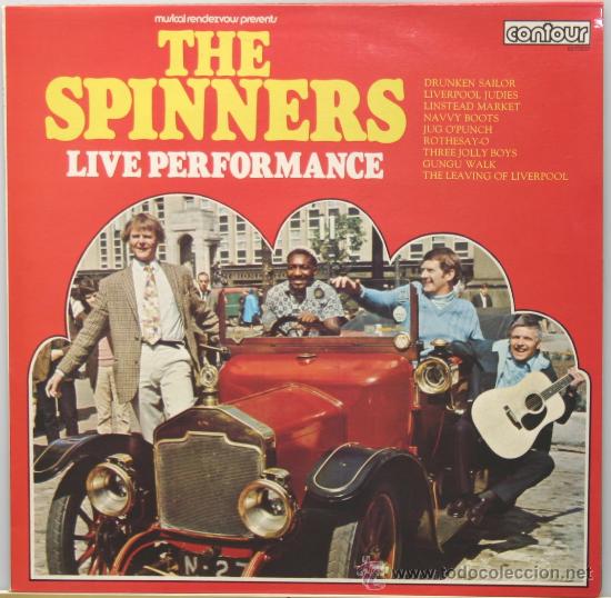Discos de vinilo: THE SPINNERS live performance LP contour 1967 - Foto 1