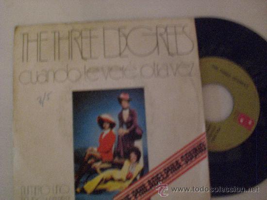 Discos de vinilo: three degrees, cuando te vere otra vez, single cbs  74 - Foto 1