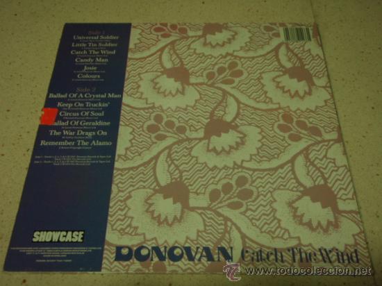 Discos de vinilo: Donovan ?&ndash; Catch The Wind, UK 1985 Showcase - Foto 2