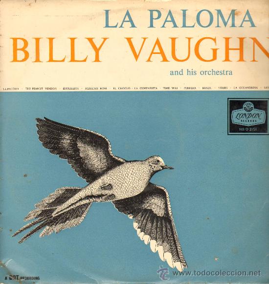 Discos de vinilo: Billy Vaughn - La Paloma - Lp 1958? - Foto 1