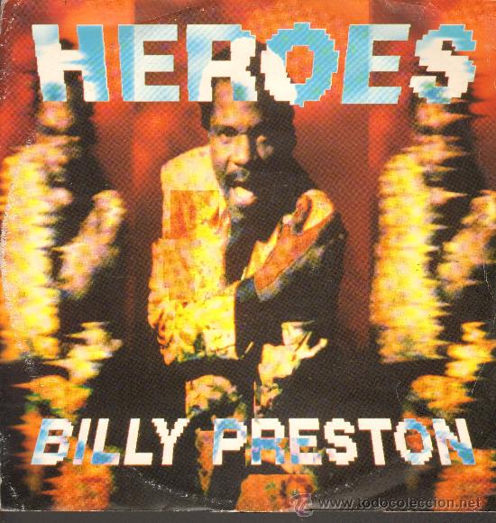 Discos de vinilo: Billy Preston - Heroes (3 versiones) - MaxiSingle 1991 - Foto 1