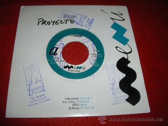 Discos de vinilo: PROYECTO Huye/La noria 7&rdquo; SINGLE 1987 b PROMO - Foto 1