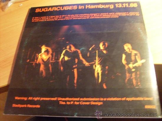 Discos de vinilo: SUGARCUBES ( LIVE IN HAMBURG) 2 LP ( B-50) - Foto 2