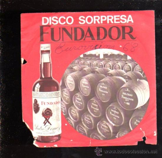 Discos de vinilo: SINGLES. FUNDADOR - EUROVISION 68 - Foto 1