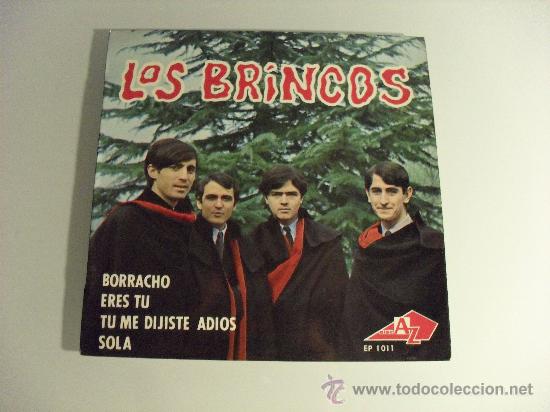 Discos de vinilo: LOS BRINCOS - BORRACHO + 3 EP - Foto 1