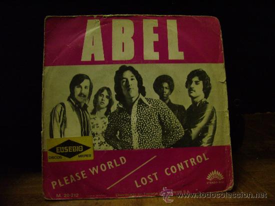 Discos de vinilo: Abel - single - Please world/Lost control (Am&eacute;rica 1971) - Foto 1