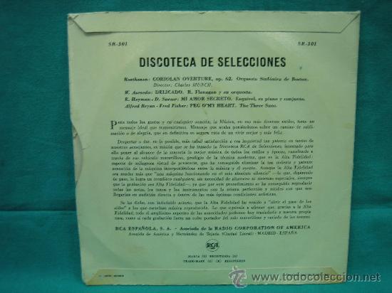 Discos de vinilo: Singles Invitacion a la musica - Foto 2
