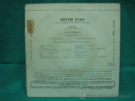 Discos de vinilo: Edith Piaf - Foto 2