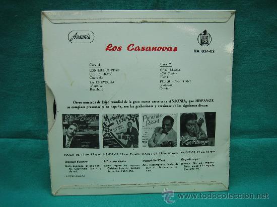 Discos de vinilo: Singels Los Casanovas - Foto 2