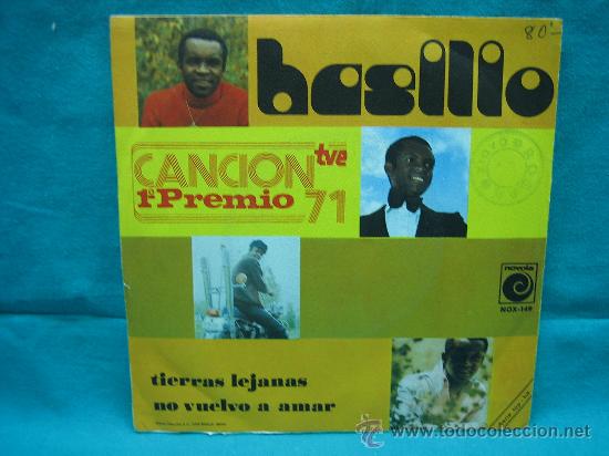 Discos de vinilo: Singels Basilio San Remo 71 - Foto 2